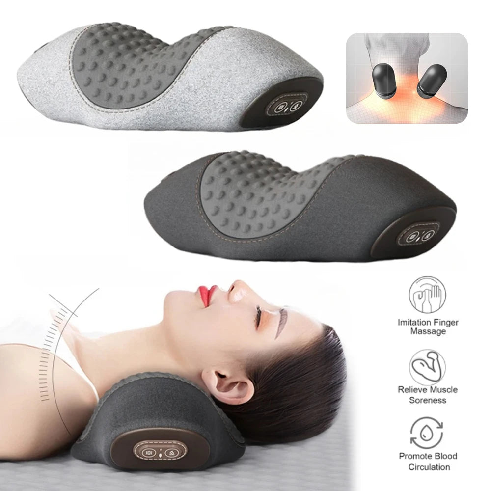Cervical Neck Support Pillow – Orthopedic Massage Cushion