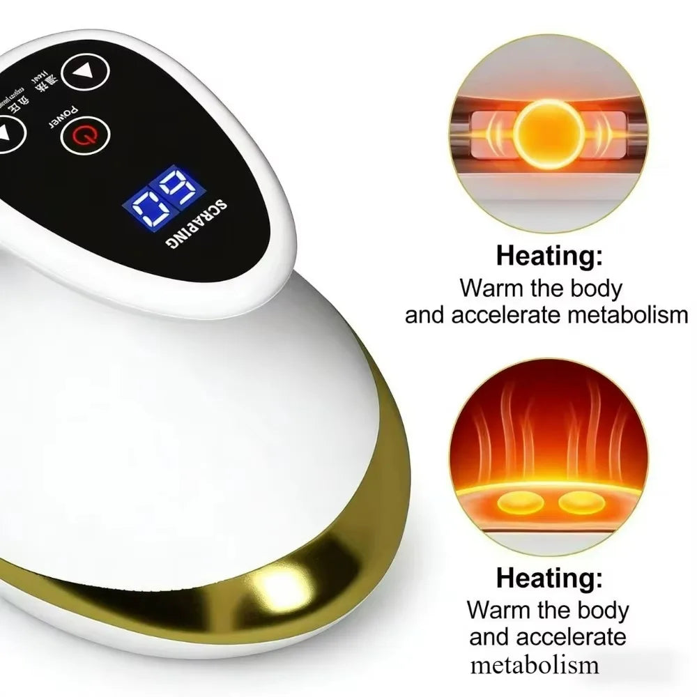 Electric Cupping Massager With Suction – Rechargeable Handheld