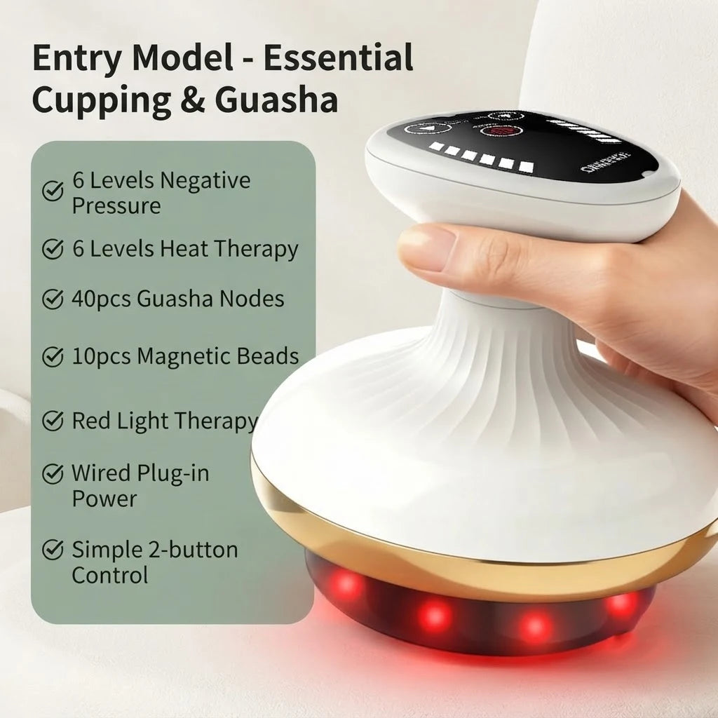 entry model Color Electric Cupping Massager With Suction – Rechargeable Handheld