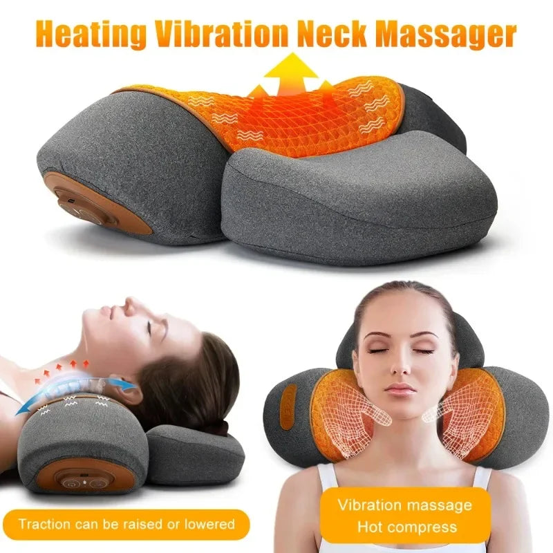 Cervical Neck Support Pillow – Orthopedic Massage Cushion